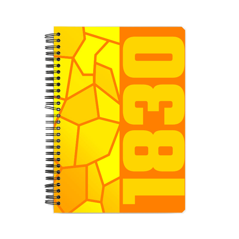 1830 Year Notebook (Orange)