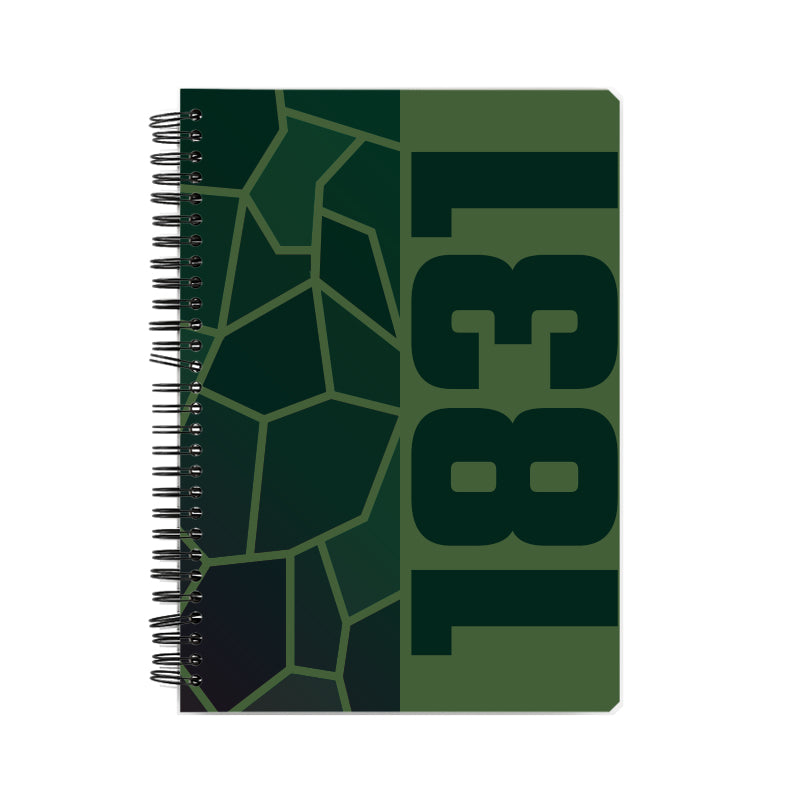 1831 Year Notebook (Olive Green)