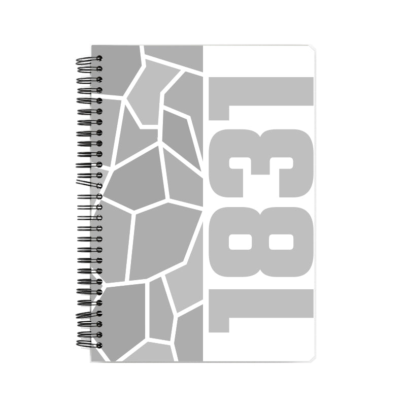 1831 Year Notebook (White)