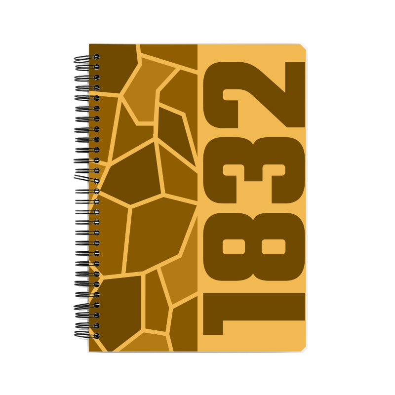 1832 Year Notebook (Golden Yellow)