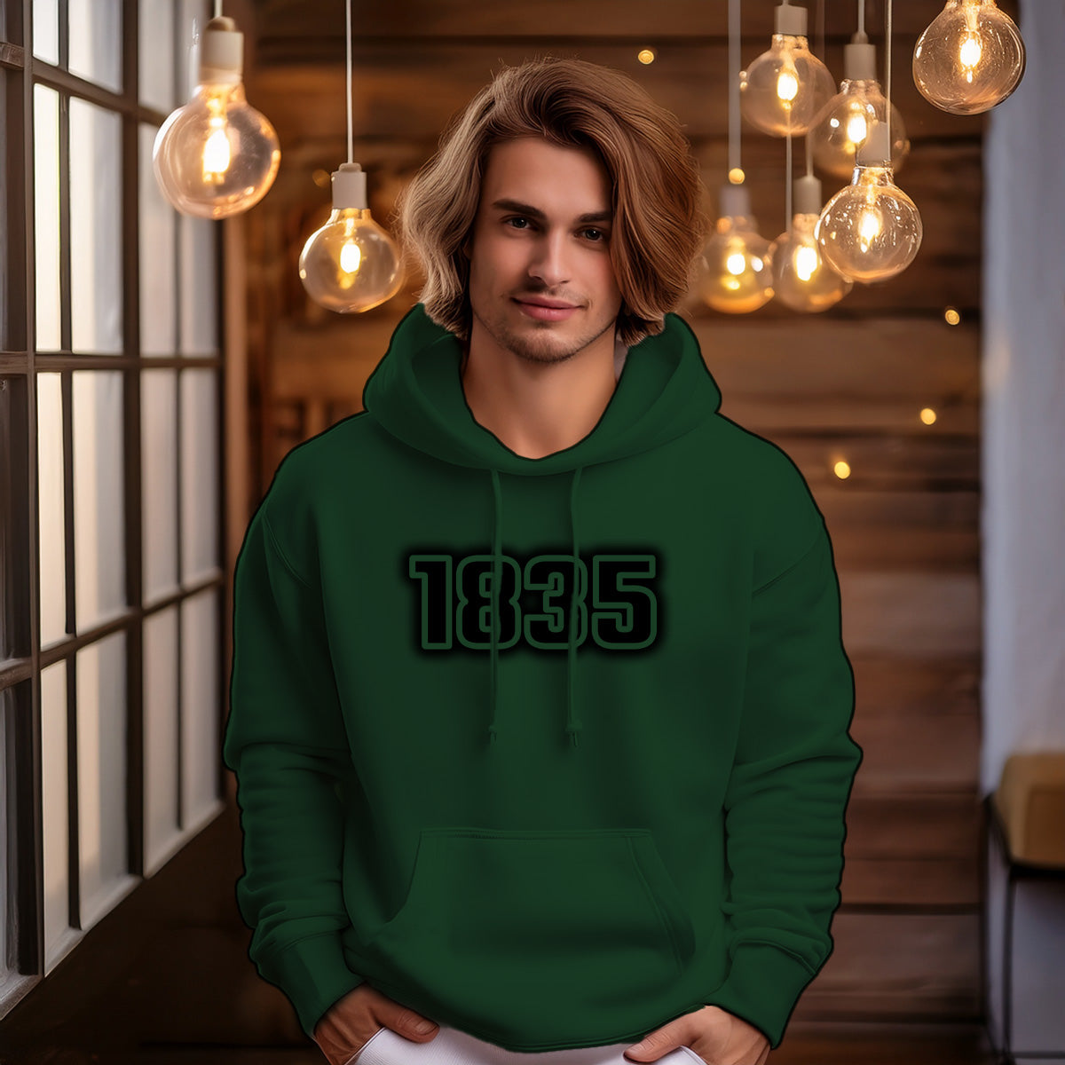 1835 Men Unisex Hoodie | Vintage Birth Year Hoodie Gift