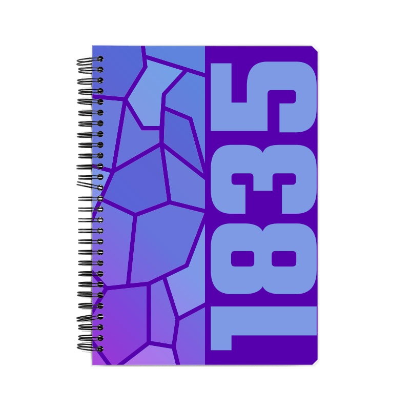 1835 Year Notebook (Purple)