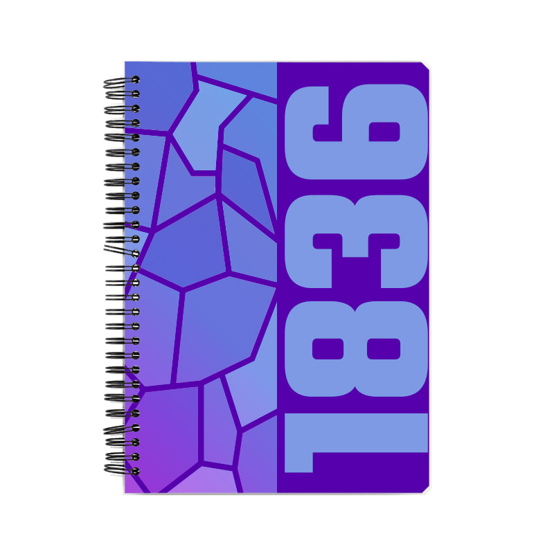 1836 Year Notebook (Purple)