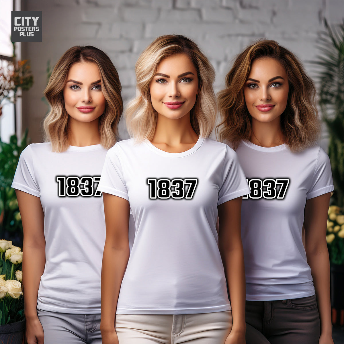 Year 1837 Vintage Birth Year Women T-Shirt
