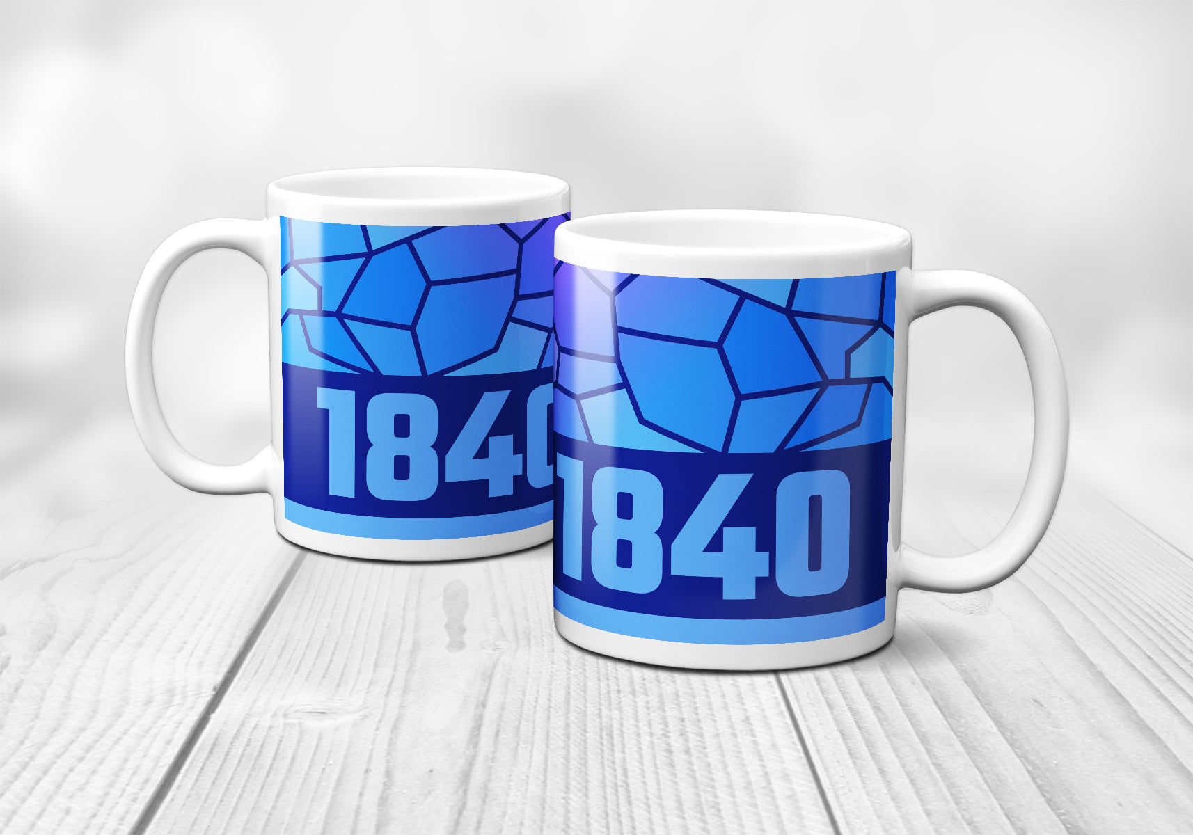 1840 Year Mug (11oz, Royal Blue)