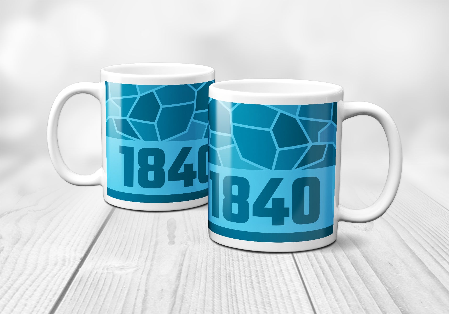 1840 Year Mug (11oz, Sky Blue)