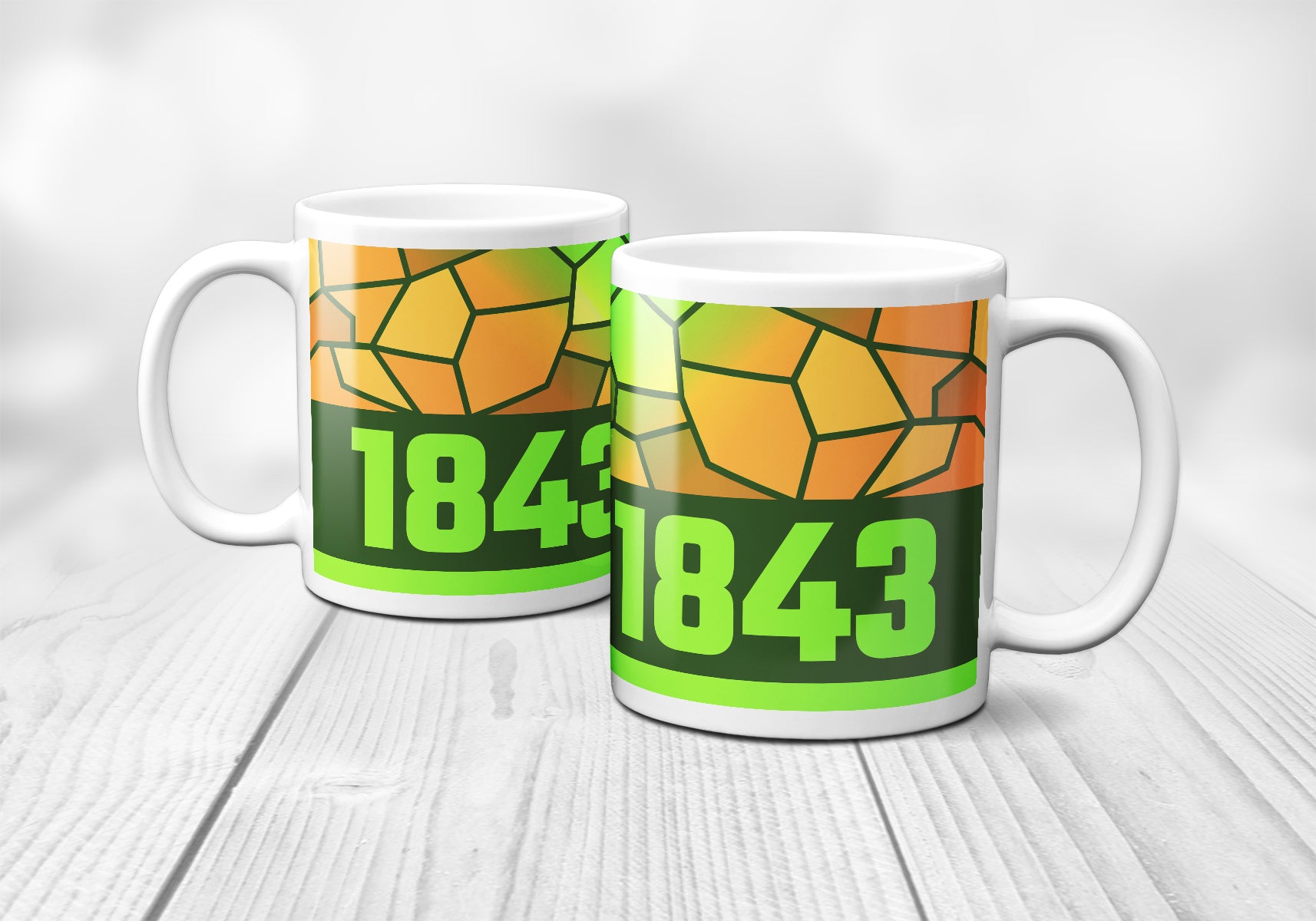 1843 Year Mug (11oz, Olive Green)