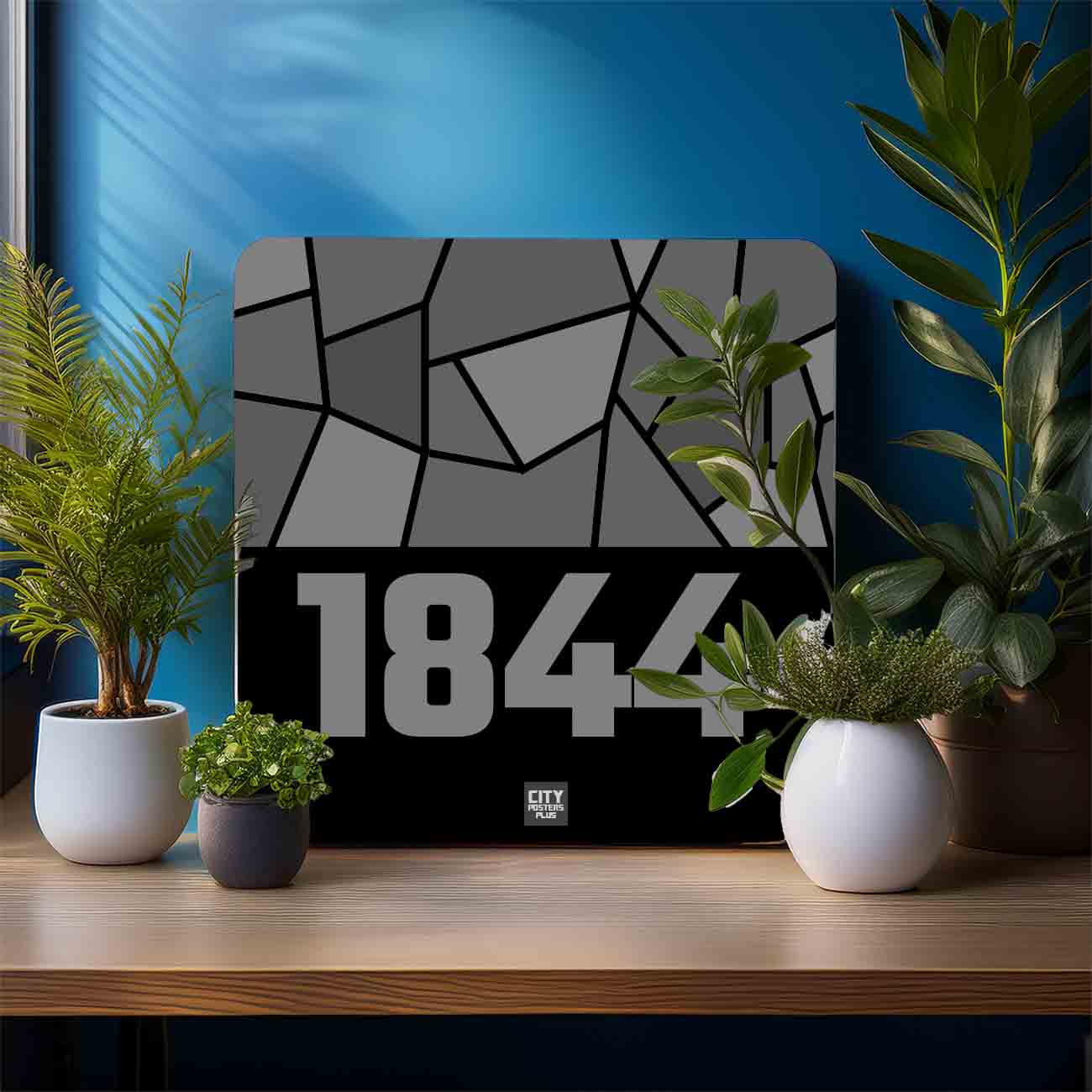 1844 Year Mousepad (Black)