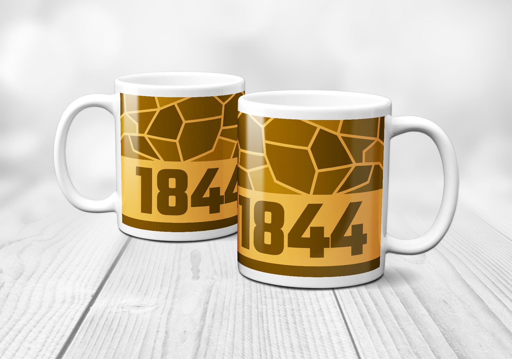 1844 Year Mug (11oz, Golden Yellow)
