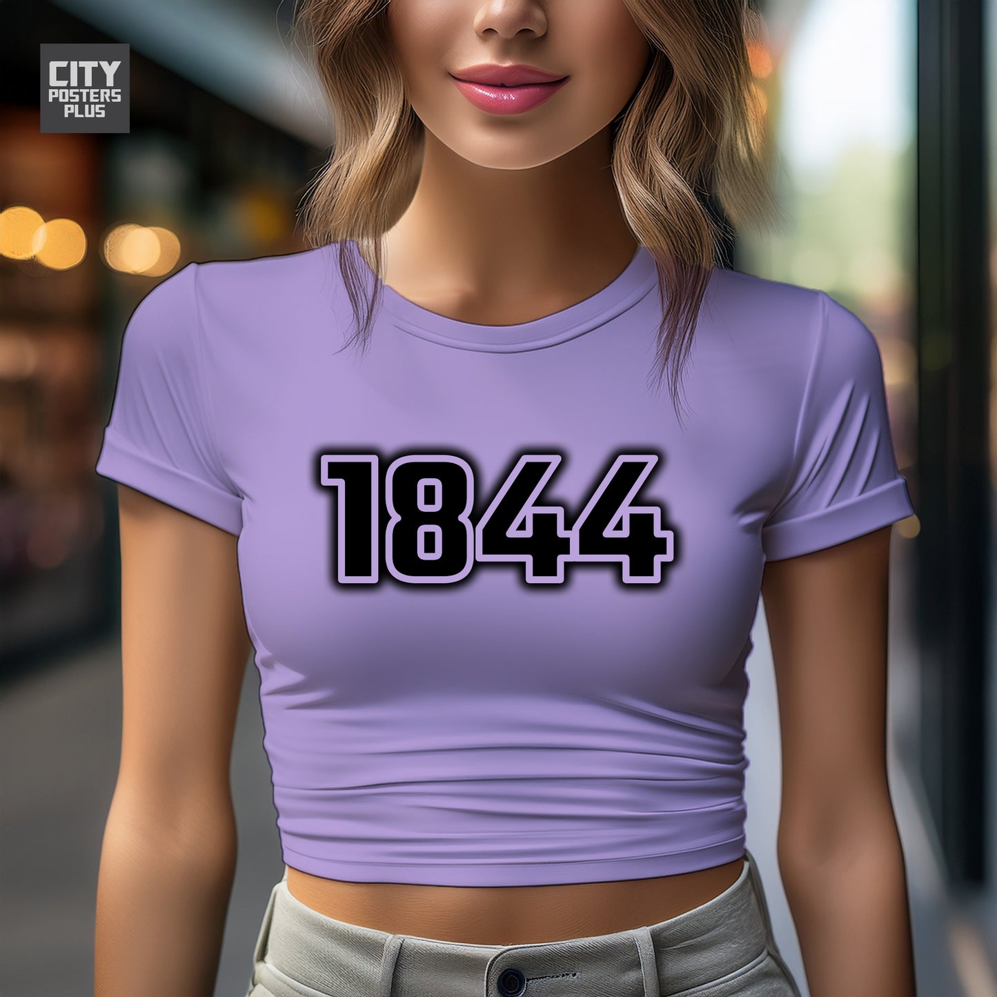 City Posters Plus 1844 Vintage Birth Year Women Crop Top