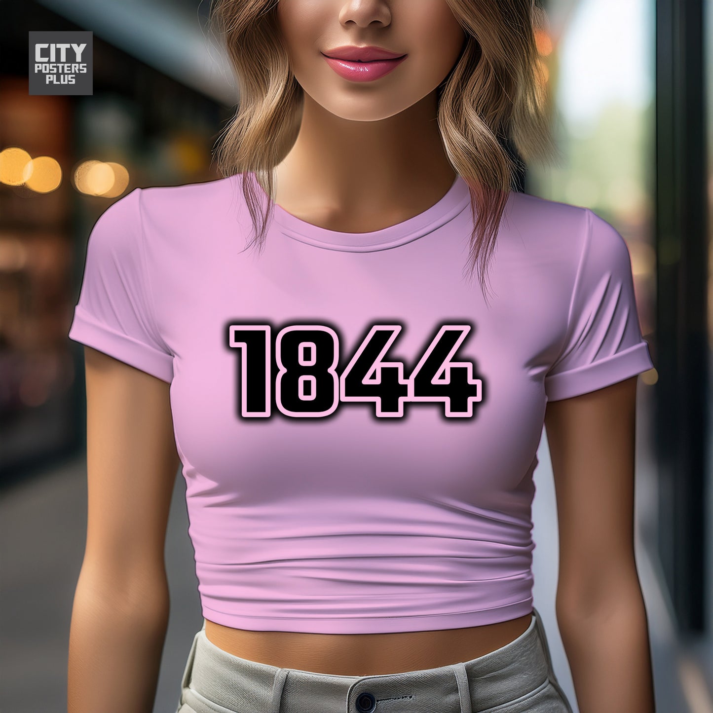 City Posters Plus 1844 Vintage Birth Year Women Crop Top