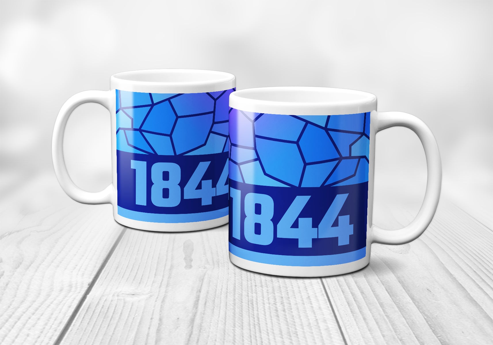 1844 Year Mug (11oz, Royal Blue)