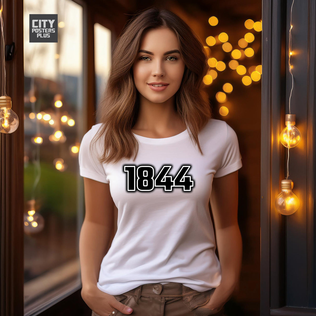 Year 1844 Vintage Birth Year Women T-Shirt