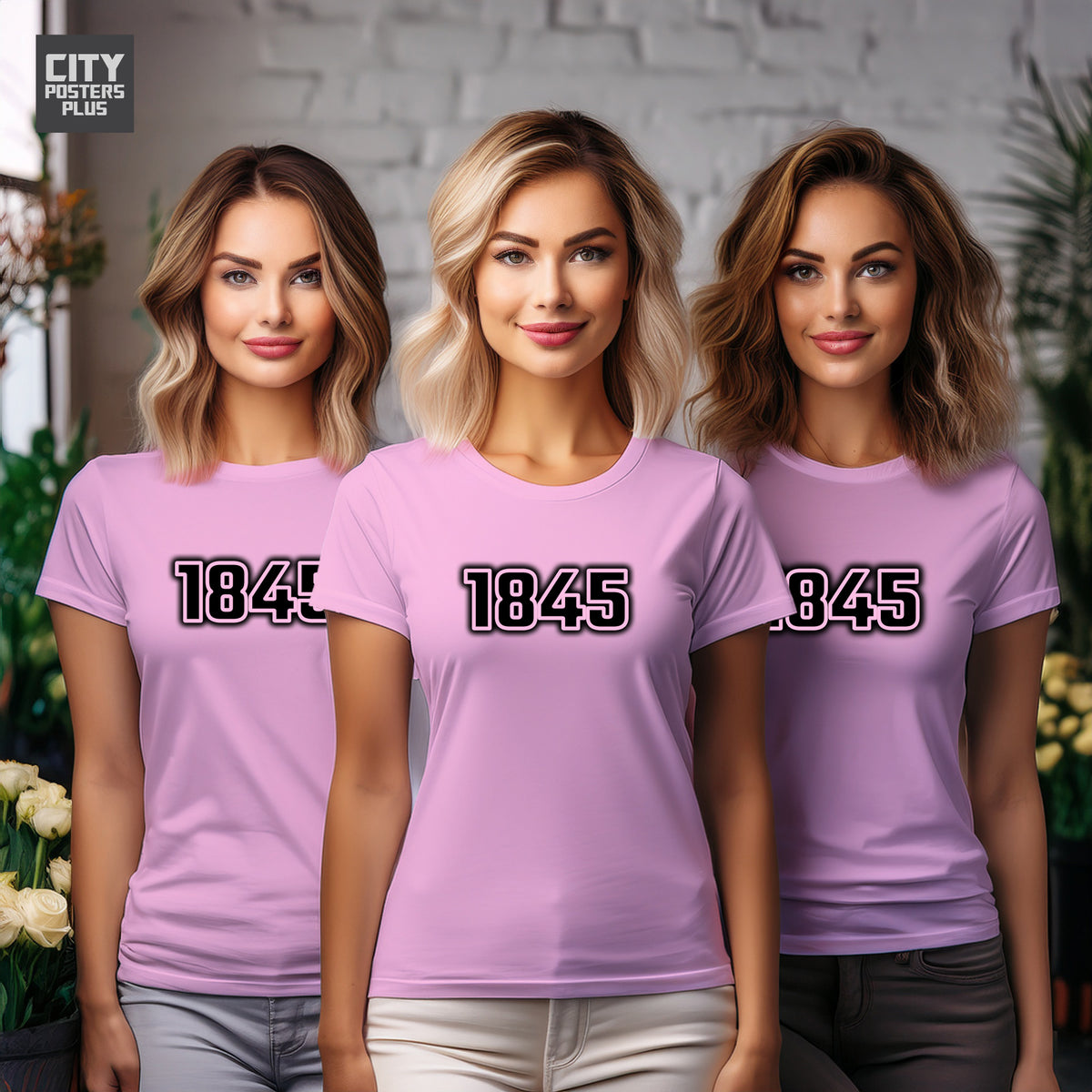 Year 1845 Vintage Birth Year Women T-Shirt