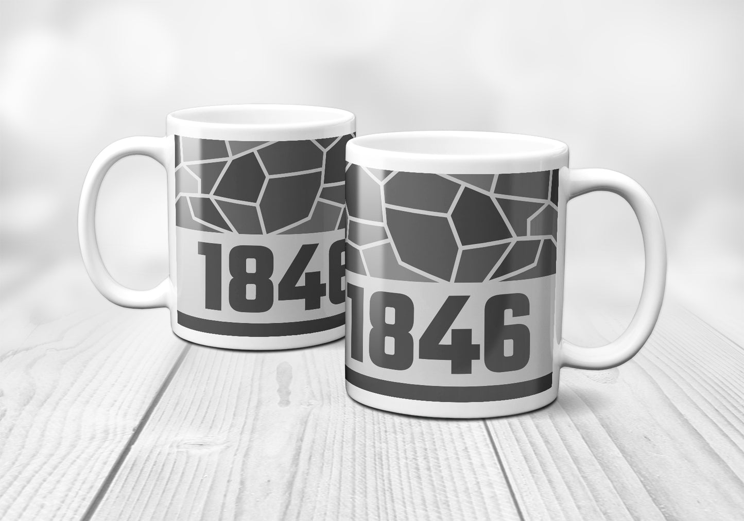 1846 Year Mug (11oz, Melange Grey)