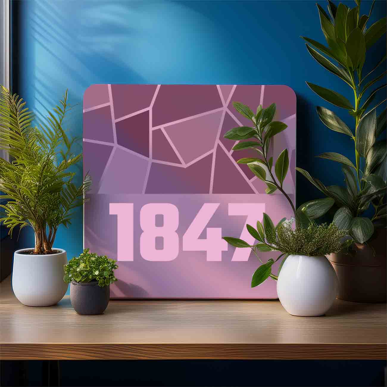 1847 Year Mousepad (Light Pink)