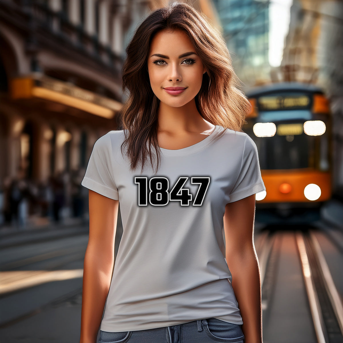 1847 Women T-Shirt | Vintage Birth Year Shirt | City Posters Plus