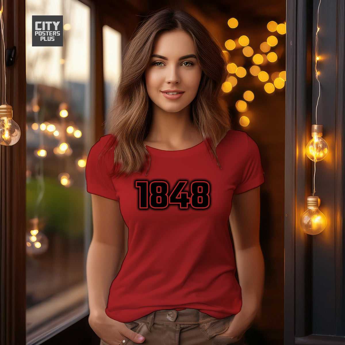 Year 1848 Vintage Birth Year Women T-Shirt