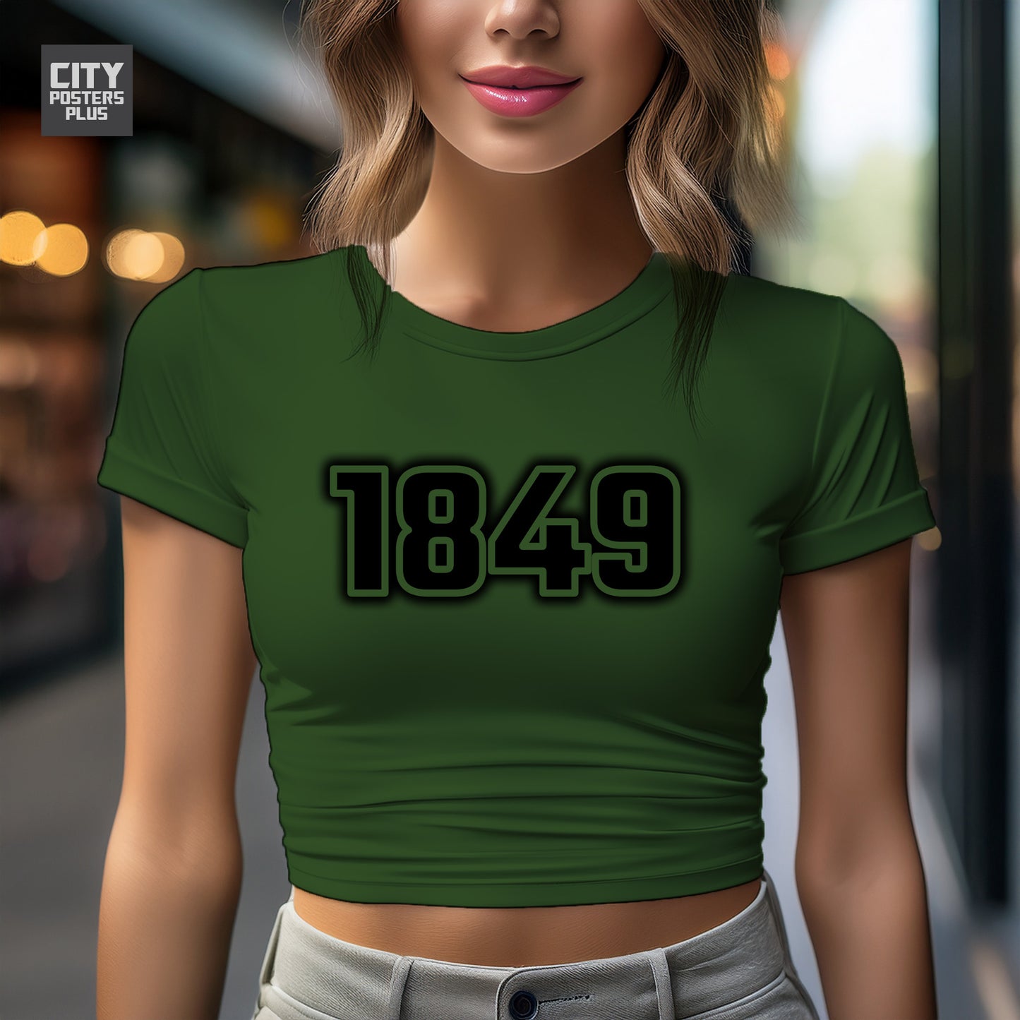 City Posters Plus 1849 Vintage Birth Year Women Crop Top