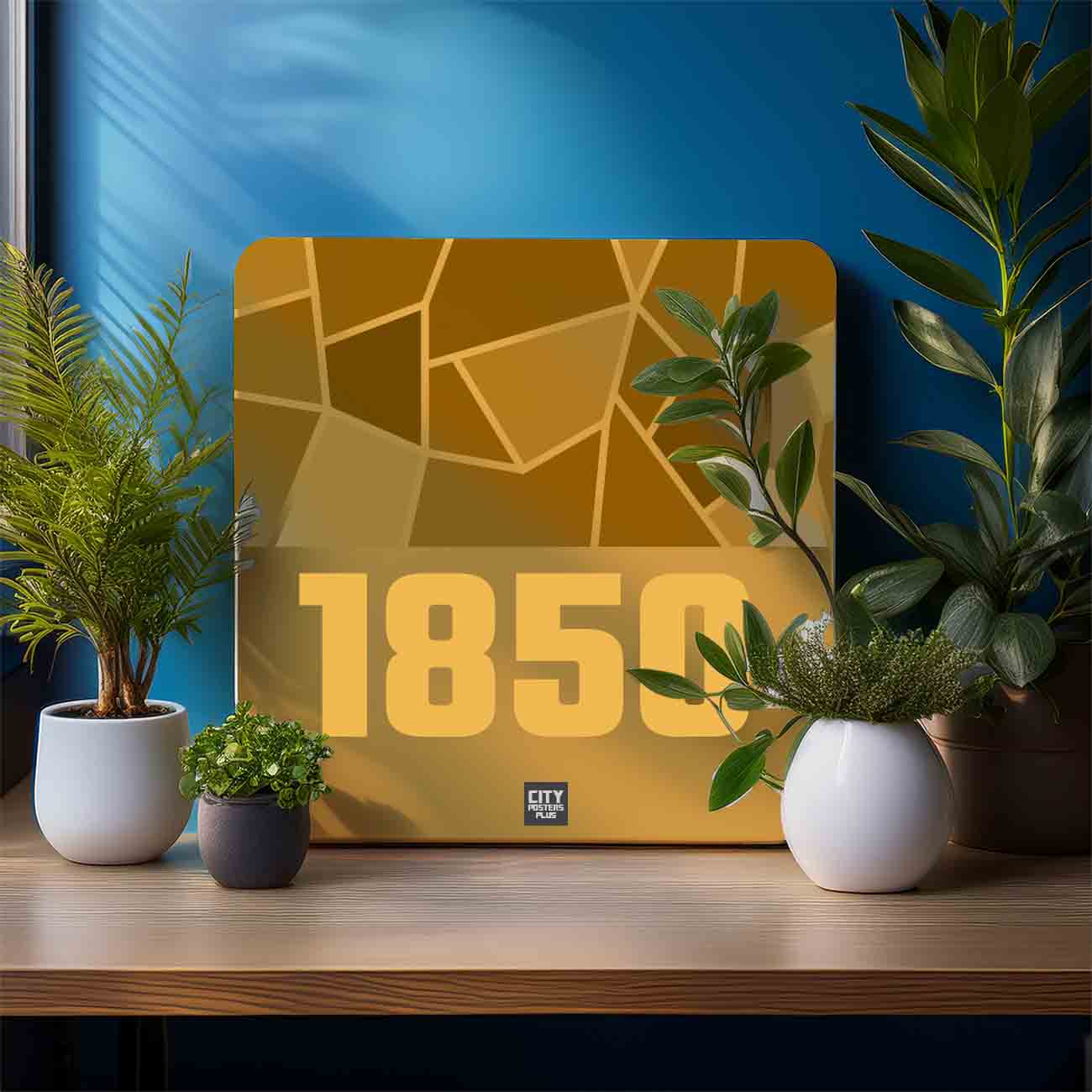 1850 Year Mousepad (Golden Yellow)