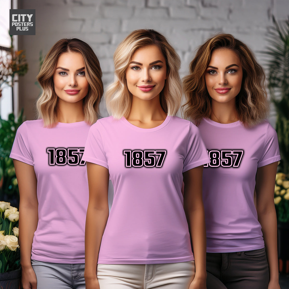 Year 1857 Vintage Birth Year Women T-Shirt