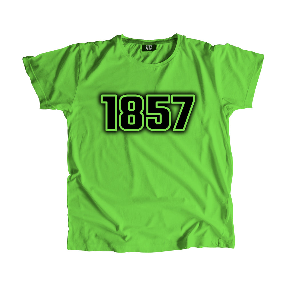 1857 Vintage Heritage Year Men Unisex T-Shirt (Liril Green)