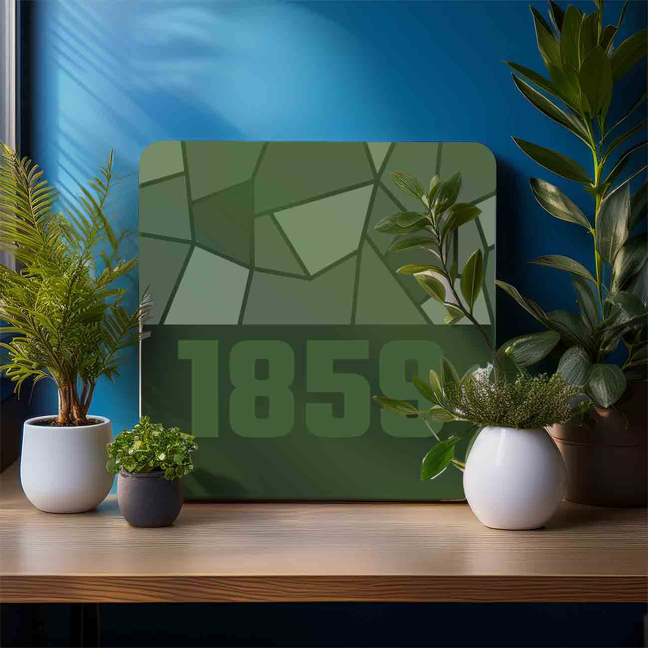 1859 Year Mousepad (Olive Green)