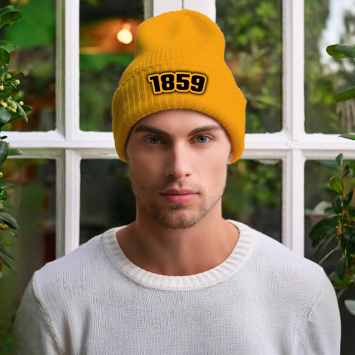 1859 Year Beanie | Vintage & Future Year Knit Winter Hat | Beanies Plus by City Posters Plus