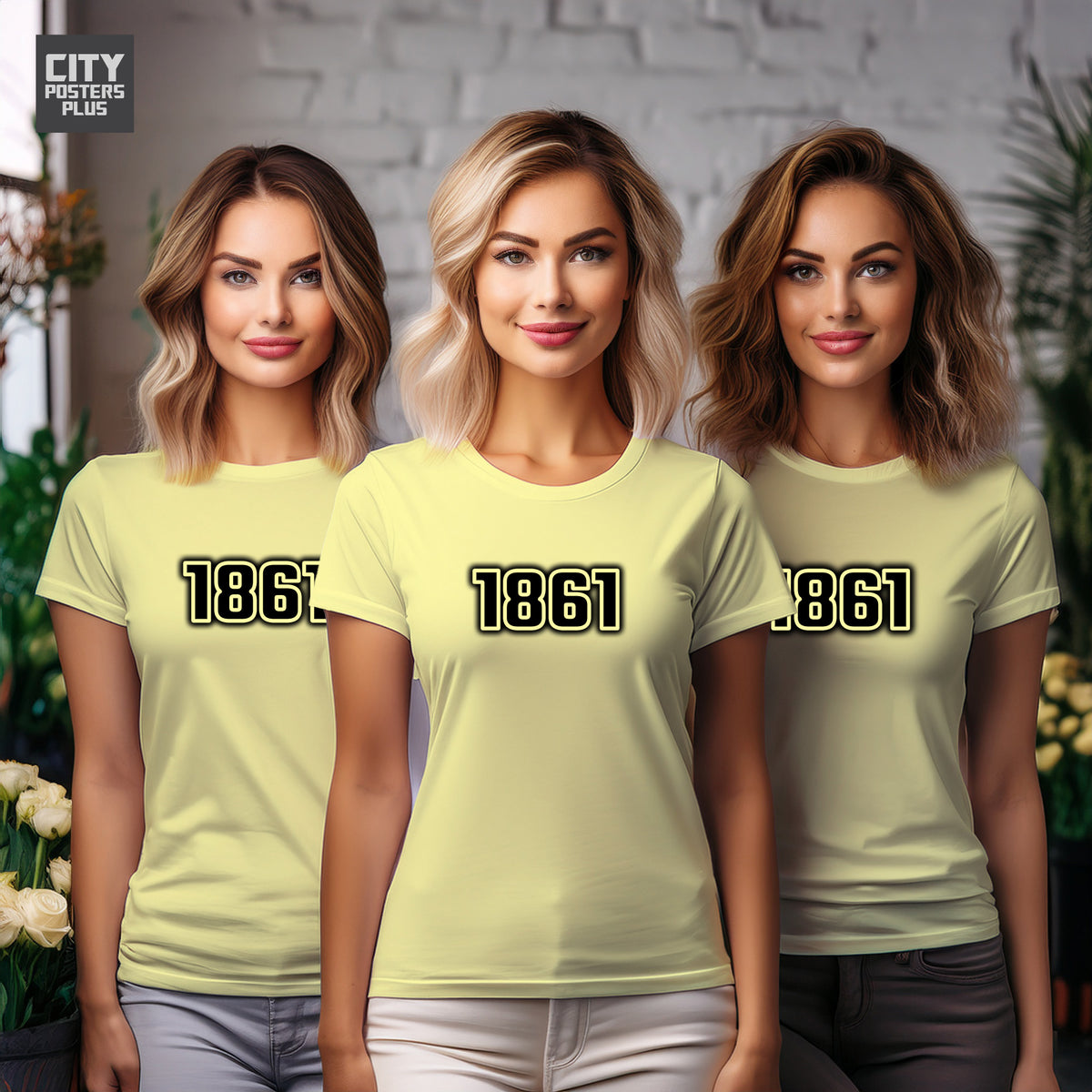Year 1861 Vintage Birth Year Women T-Shirt