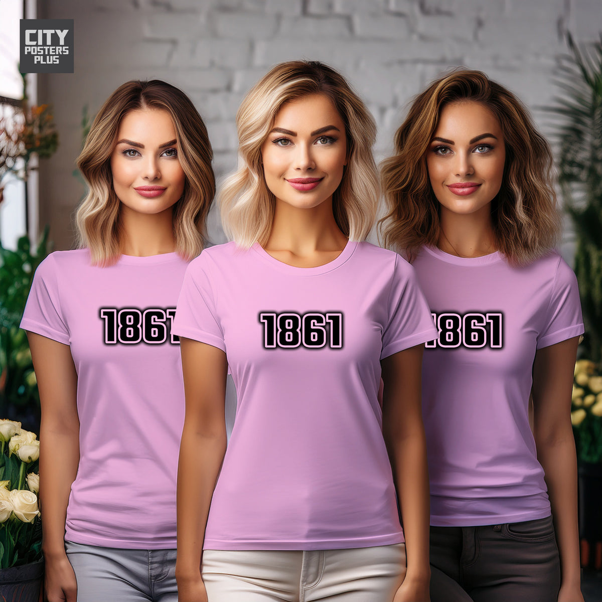Year 1861 Vintage Birth Year Women T-Shirt