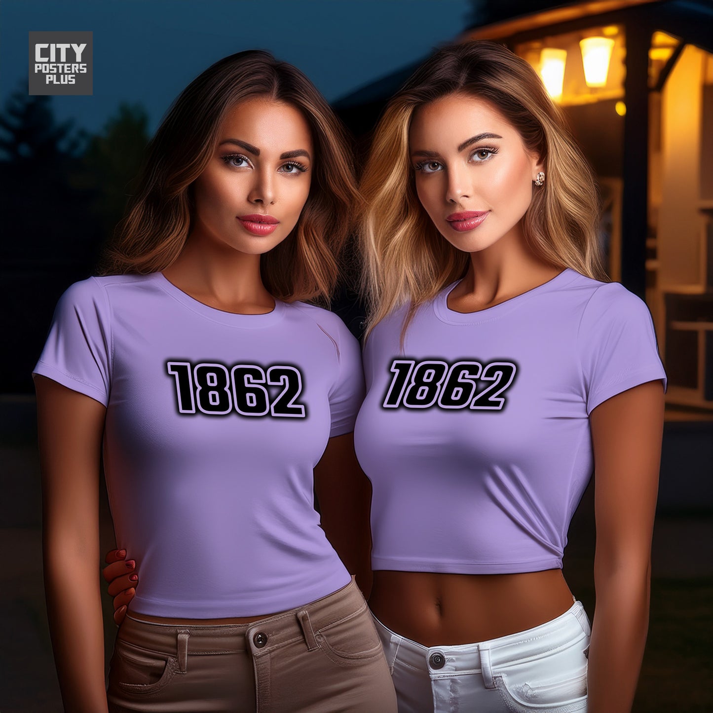 City Posters Plus 1862 Vintage Birth Year Women Crop Top