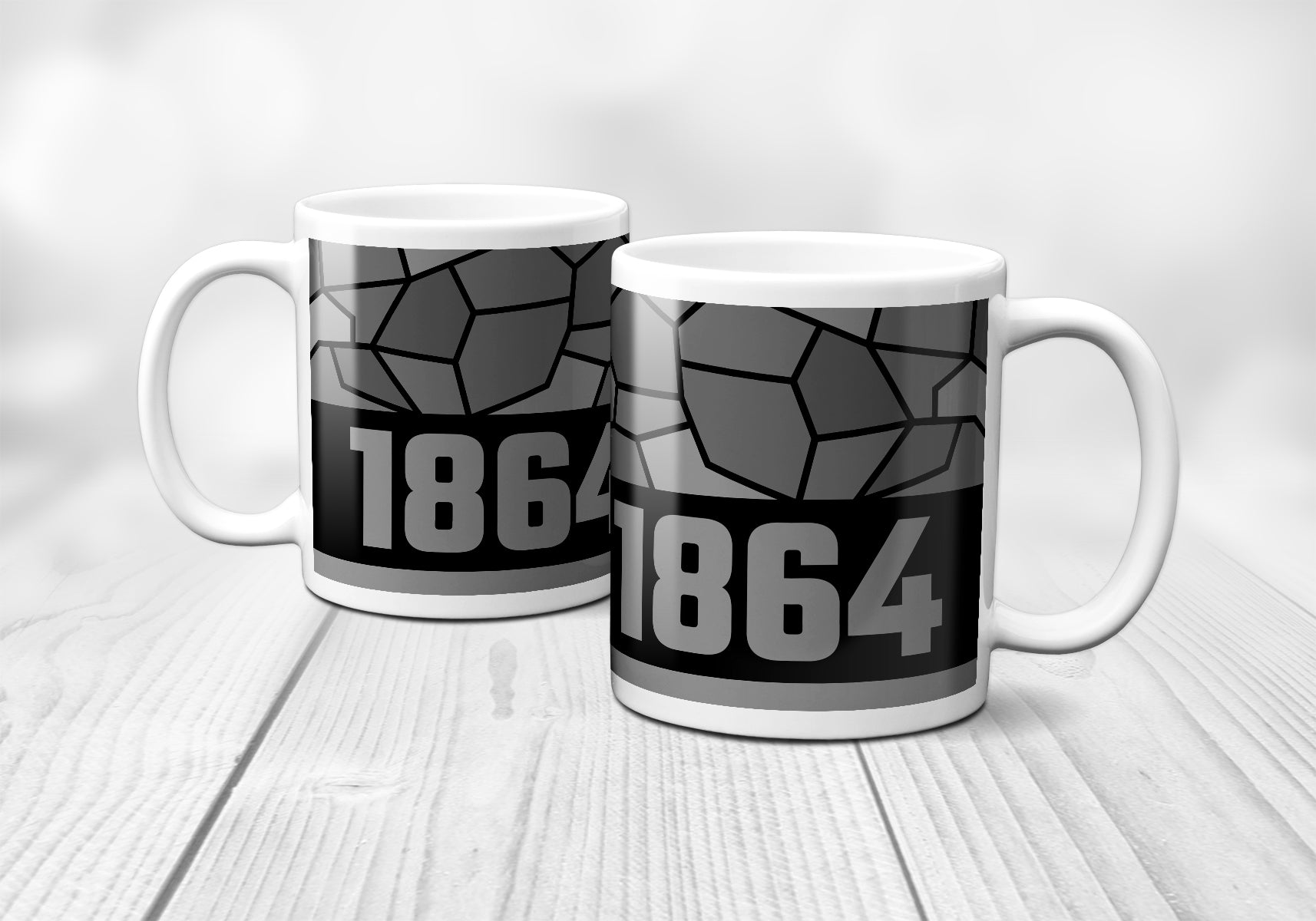 1864 Year Mug (11oz, Black)
