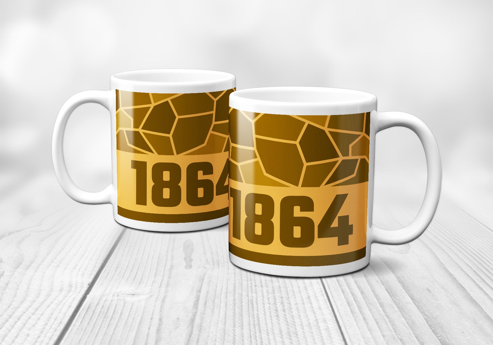 1864 Year Mug (11oz, Golden Yellow)