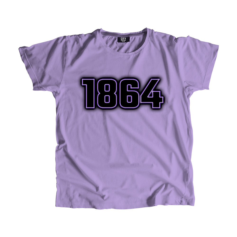 1864 Vintage Heritage Year Men Unisex T-Shirt (Iris Lavender)