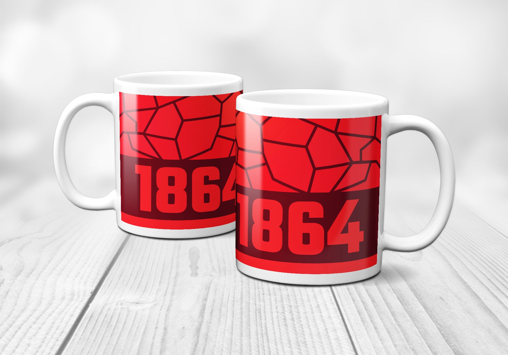 1864 Year Mug (11oz, Maroon)
