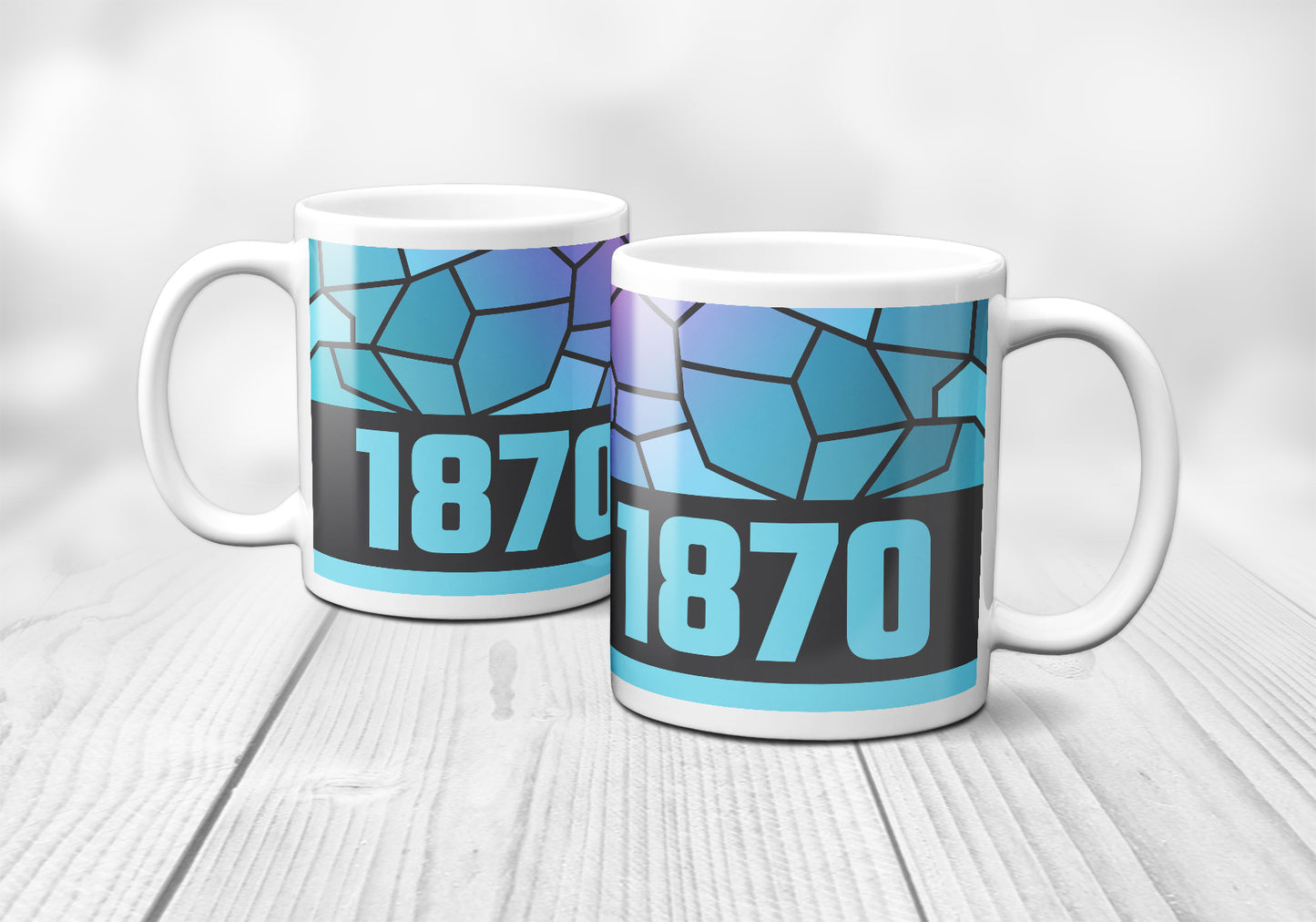1870 Year Mug (11oz, Charcoal Grey)