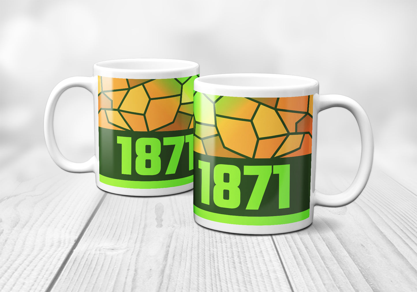 1871 Year Mug (11oz, Olive Green)