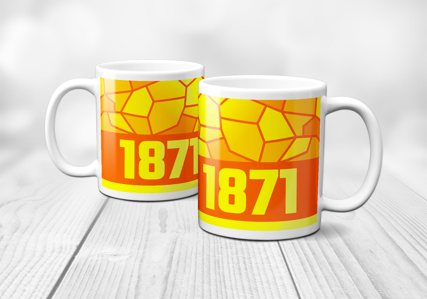 1871 Year Mug (11oz, Orange)