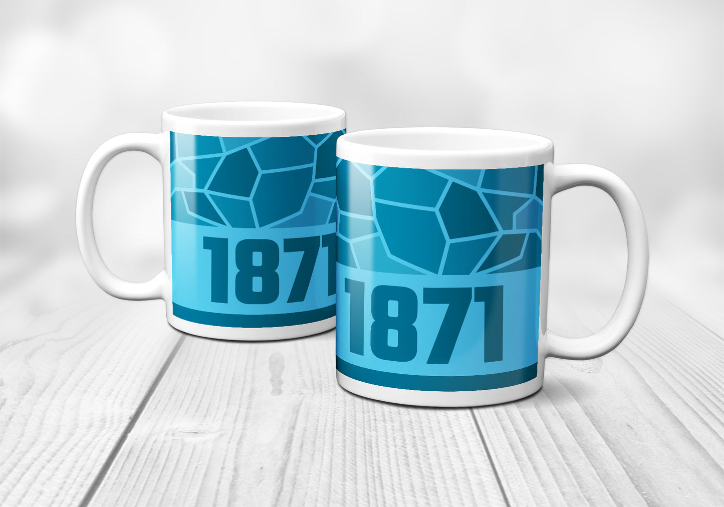 1871 Year Mug (11oz, Sky Blue)