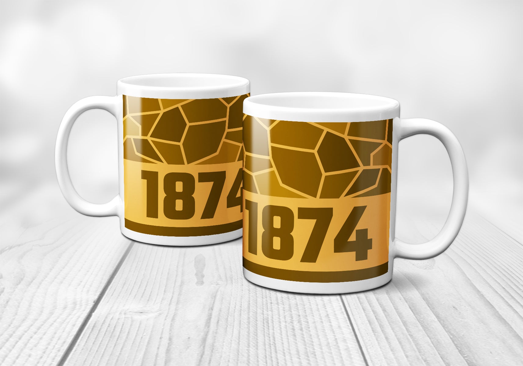 1874 Year Mug (11oz, Golden Yellow)