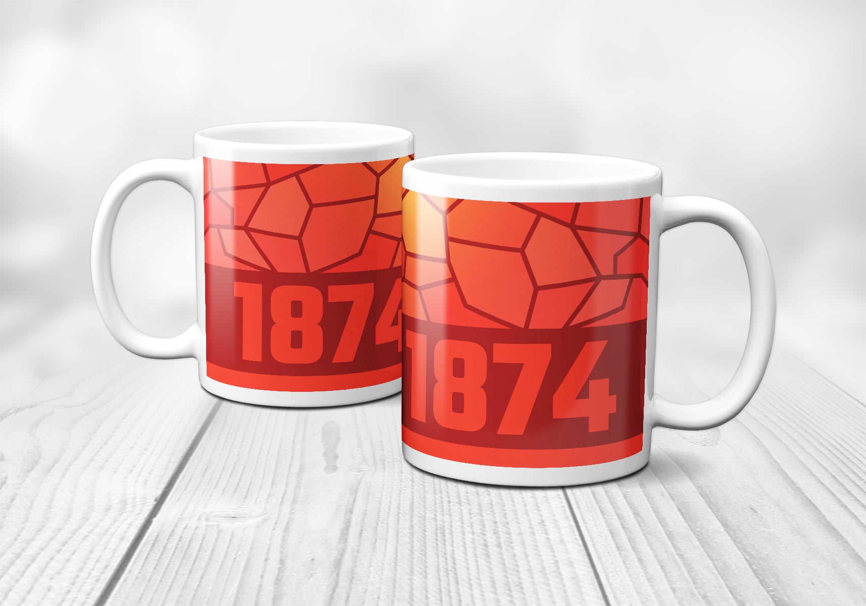 1874 Year Mug (11oz, Red)