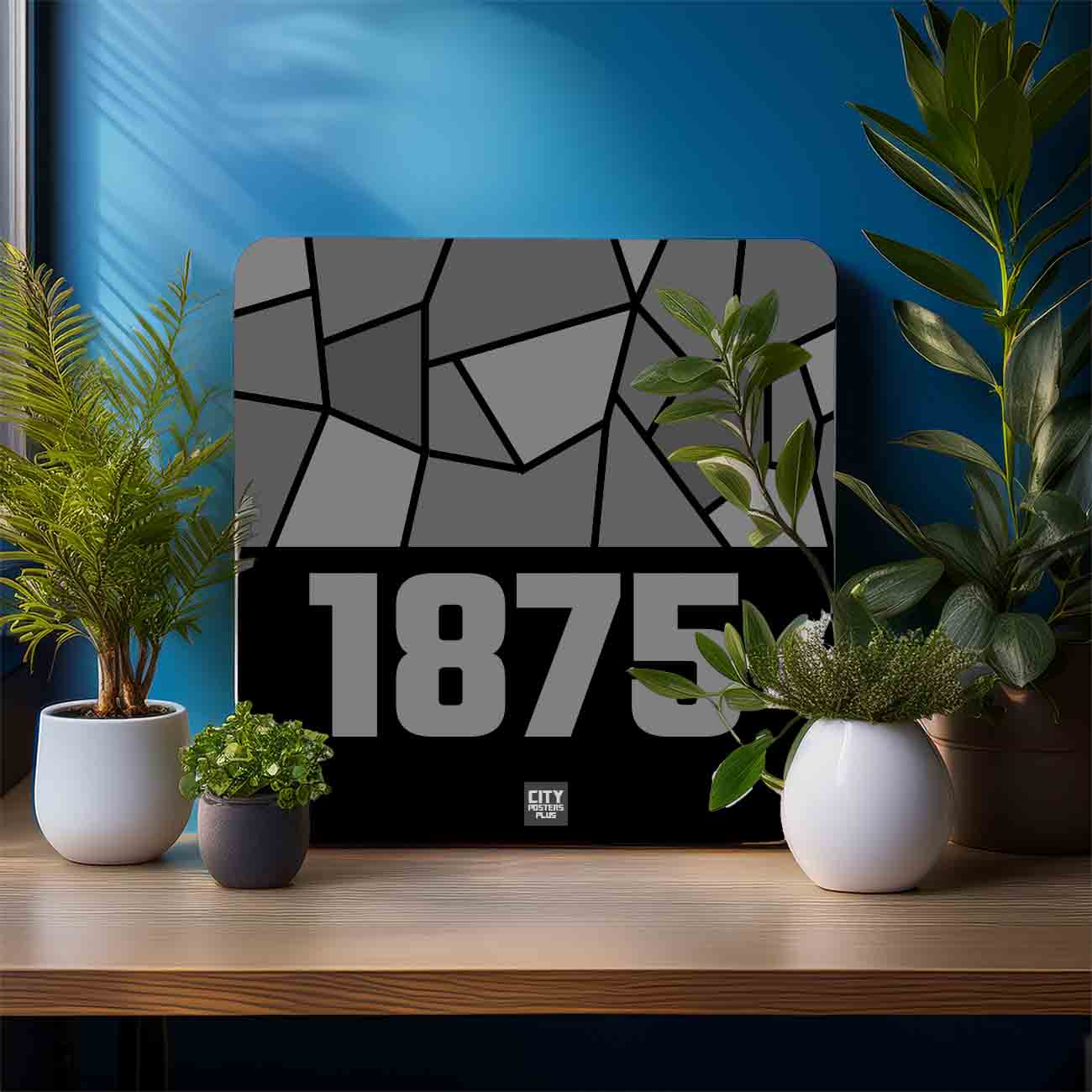 1875 Year Mousepad (Black)