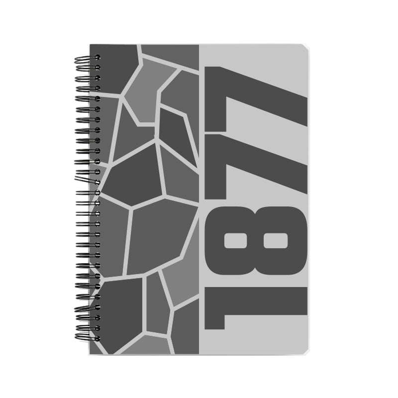 1877 Year Notebook (Melange Grey)
