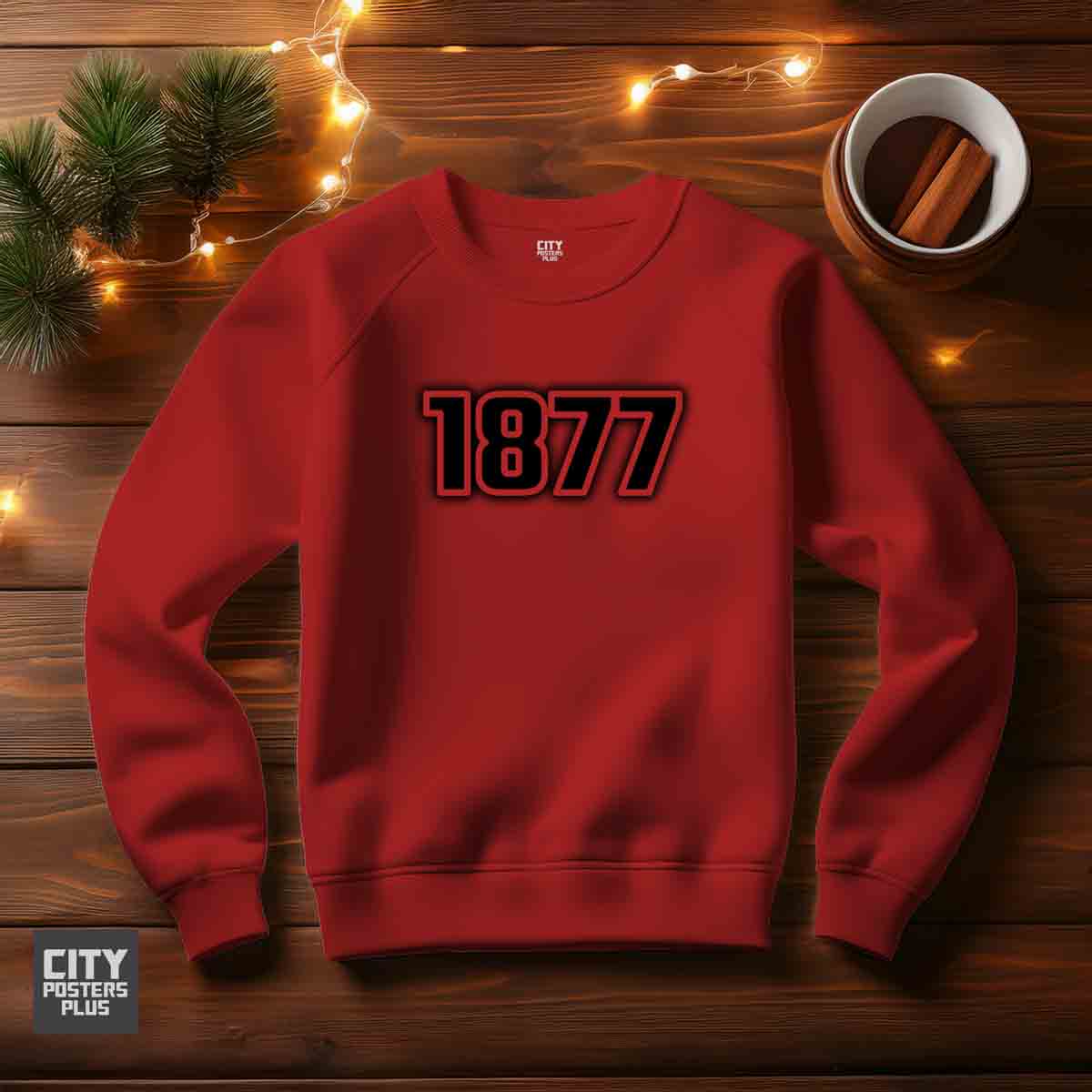 1877 Men Unisex Sweatshirt | Vintage Birth Year Gift Sweatshirt