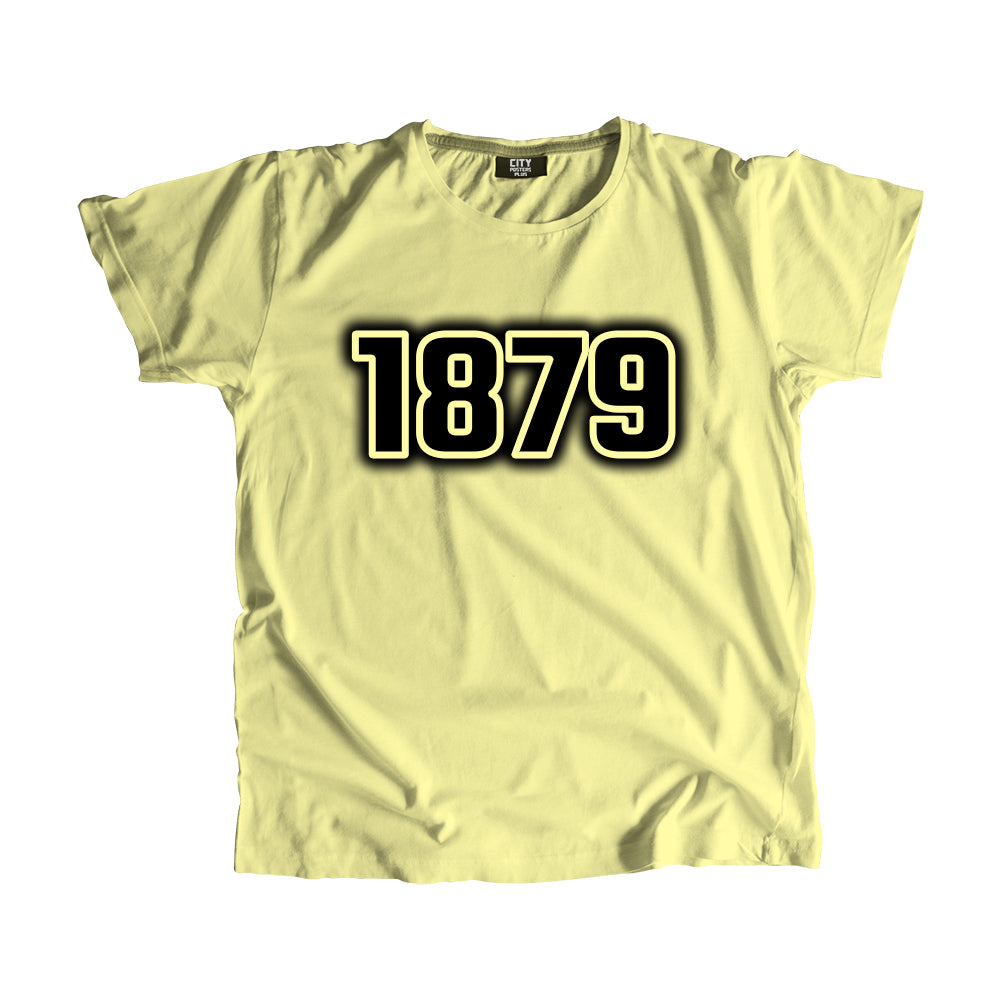 1879 Vintage Heritage Year Men Unisex T-Shirt (Butter Yellow)