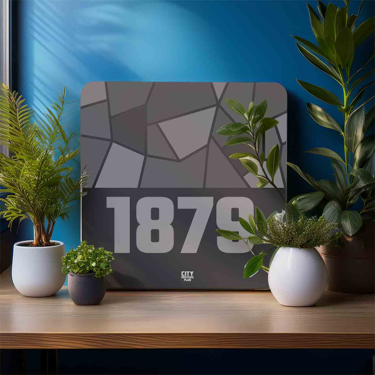 1879 Year Mousepad (Charcoal Grey)