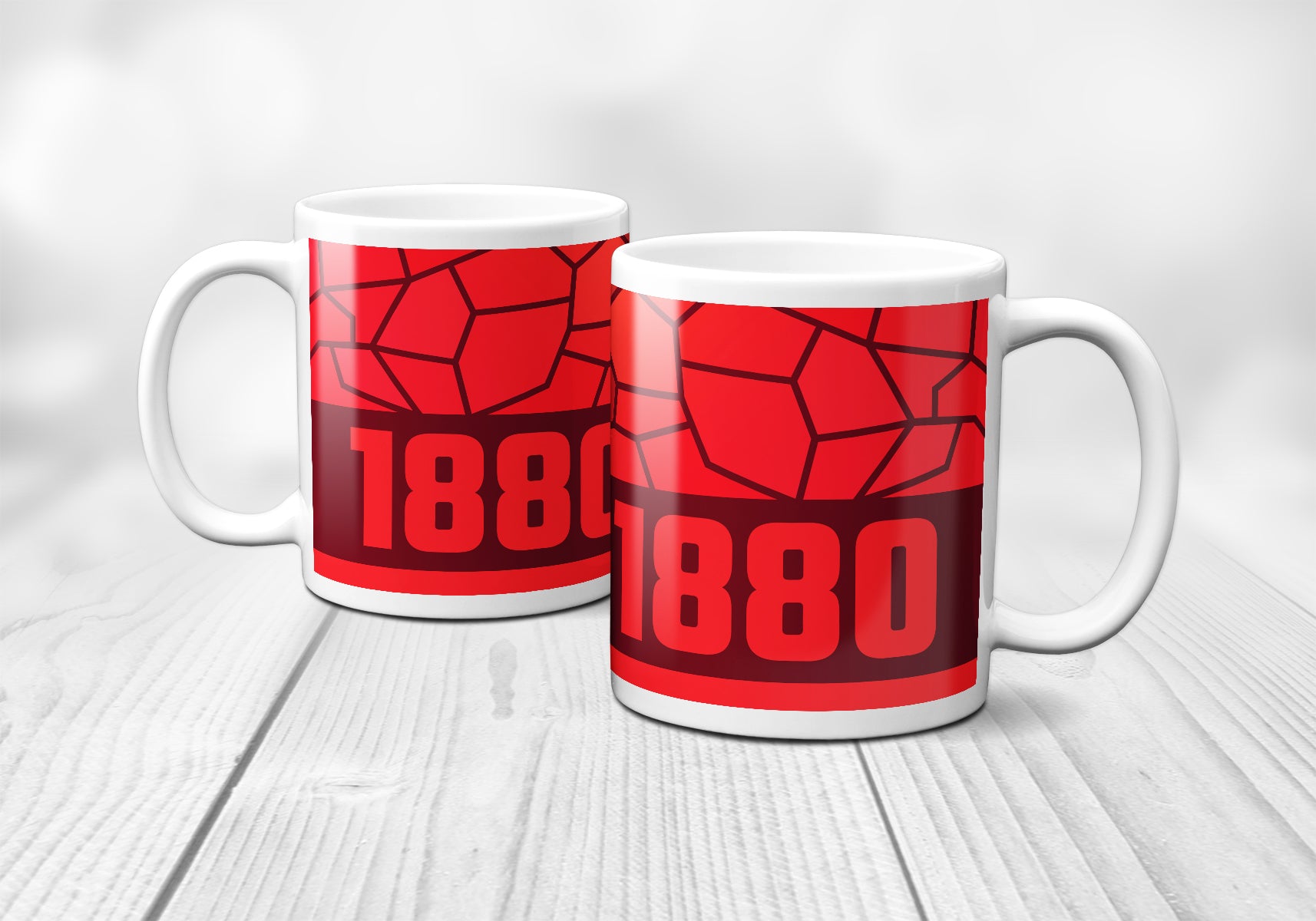 1880 Year Mug (11oz, Maroon)