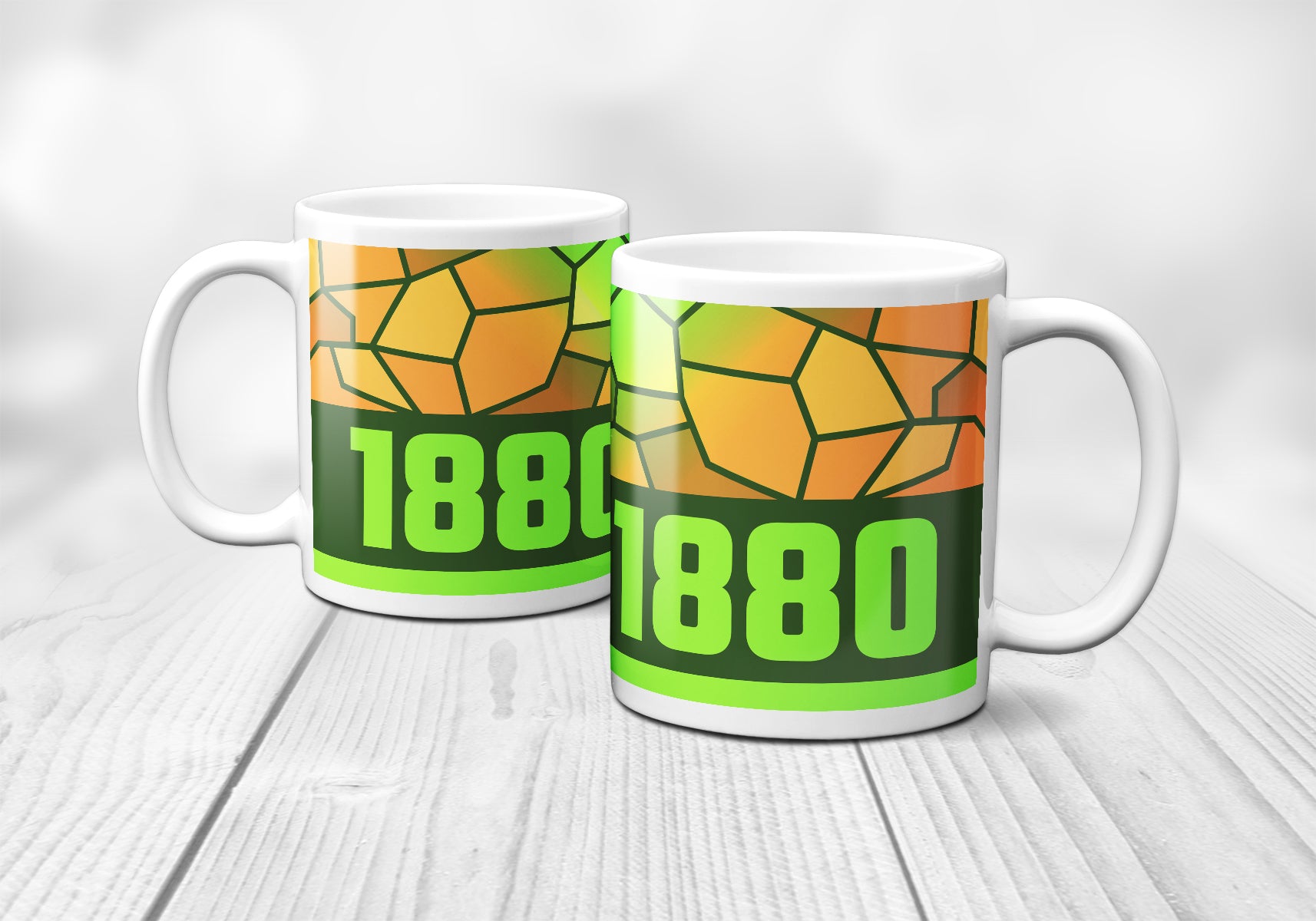 1880 Year Mug (11oz, Olive Green)