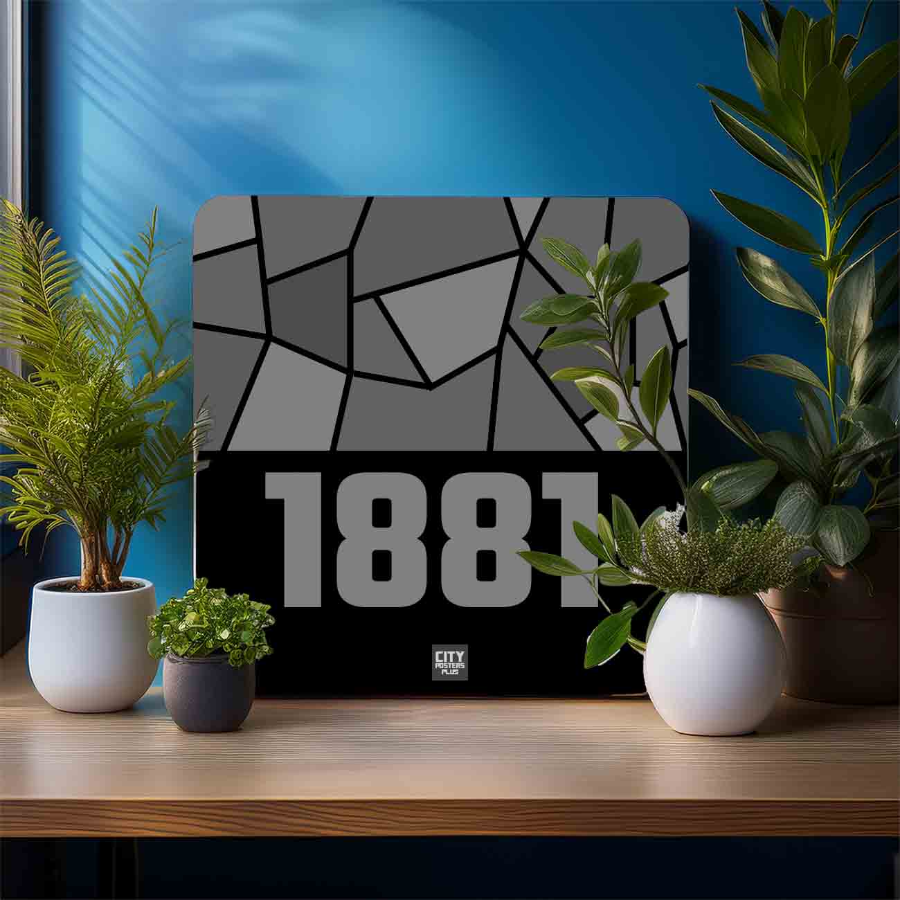 1881 Year Mousepad (Black)
