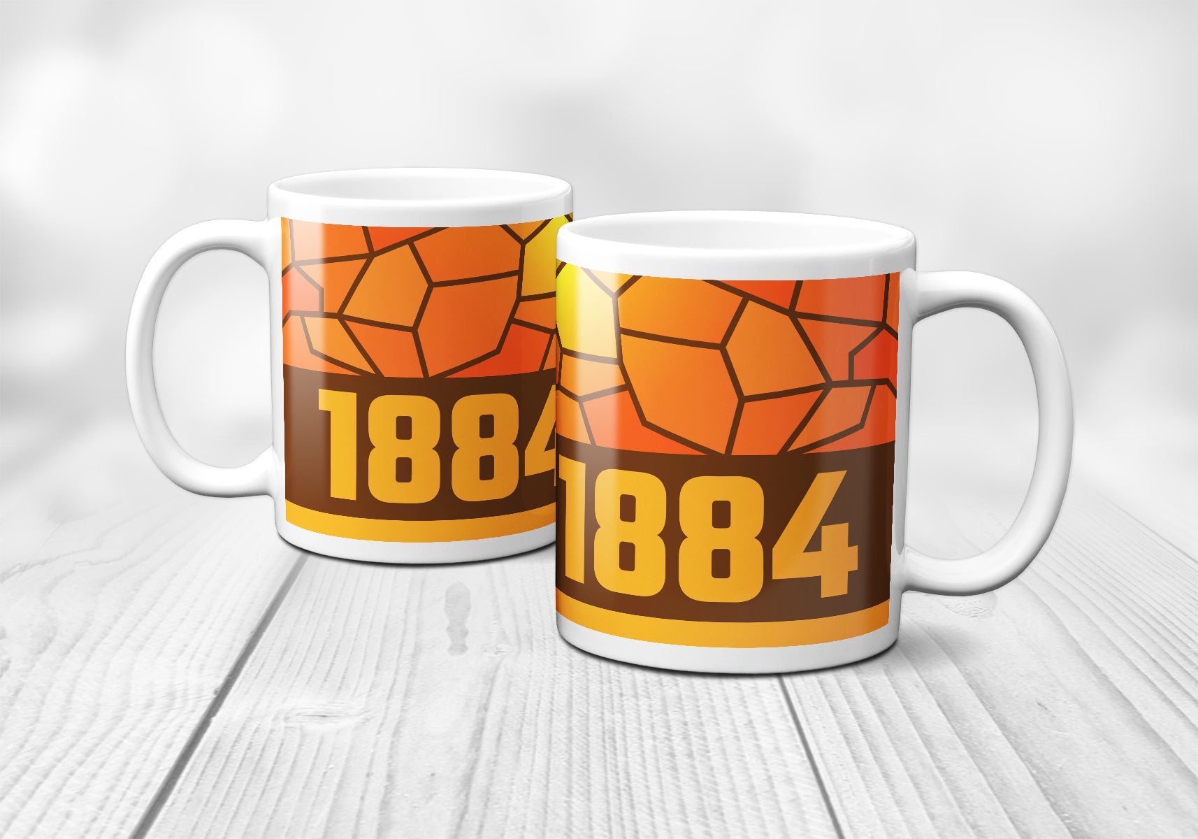 1884 Year Mug (11oz, Brown)